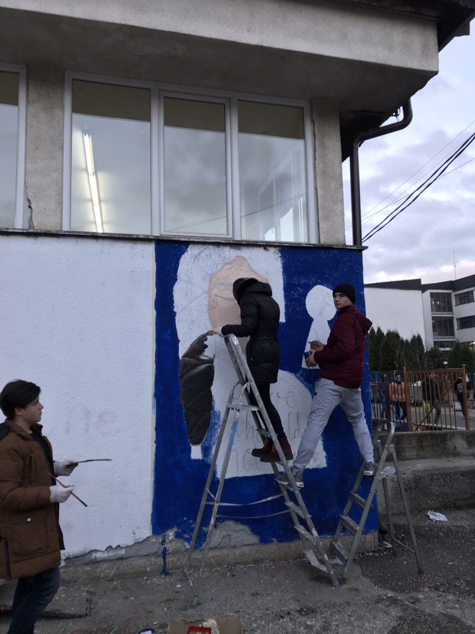 Mural u sklopu projekta “Budi muško”