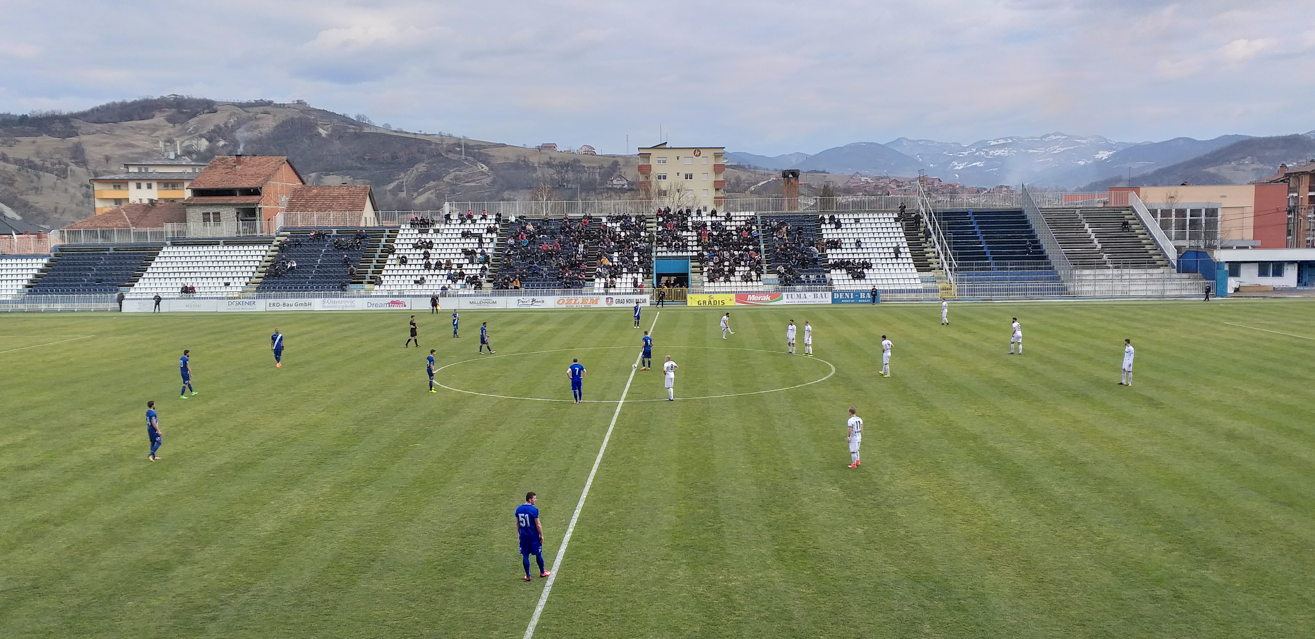 Počela utakmica Novi Pazar – Zlatibor