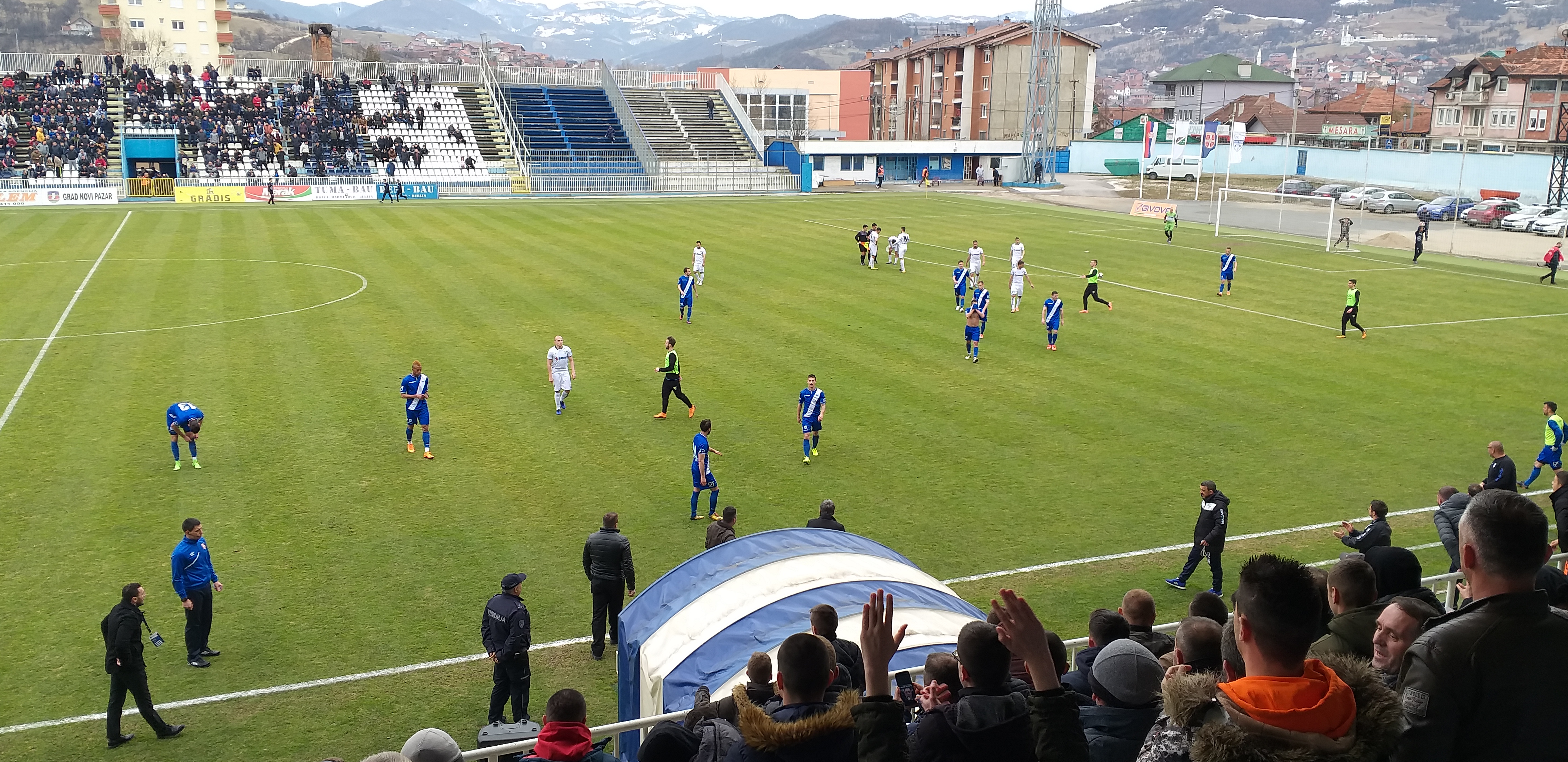 Kraj prvog dijela igre: Novi Pazar – Zlatibor (0:0)