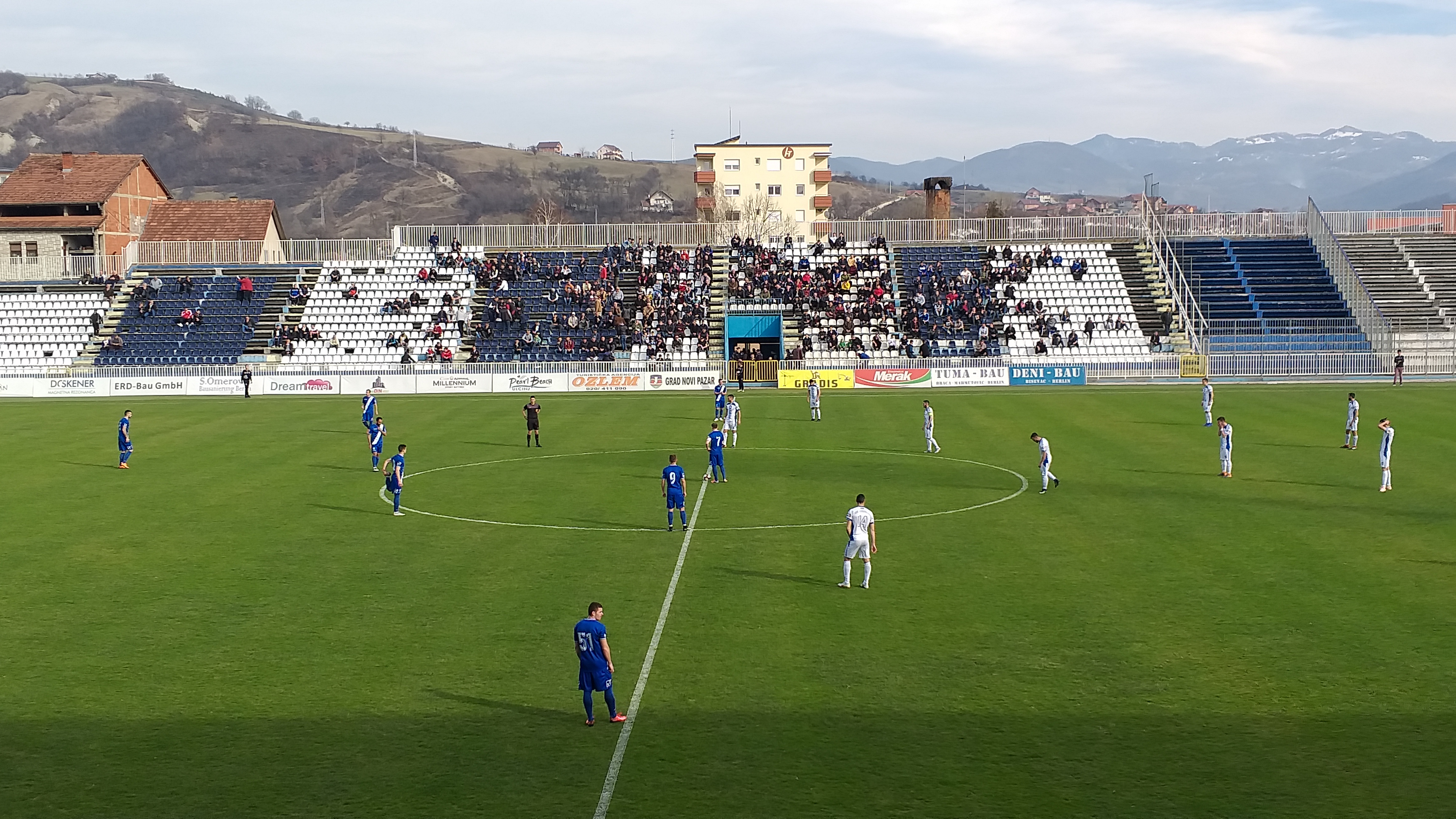 Počela utakmica: Novi Pazar – Metalac (0:0)