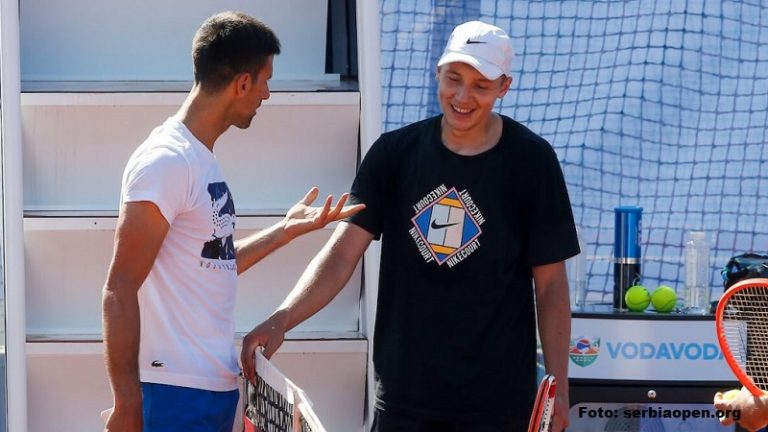 Hamad Međedović i Novak Đoković