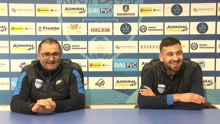 Aleksandar Stanković i Miljan Momčilović na press konferenciji
