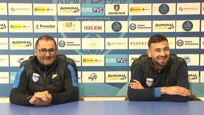 Aleksandar Stanković i Miljan Momčilović na press konferenciji