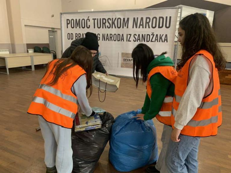 U Domu omladine počelo prikupljanje pomoći za Tursku