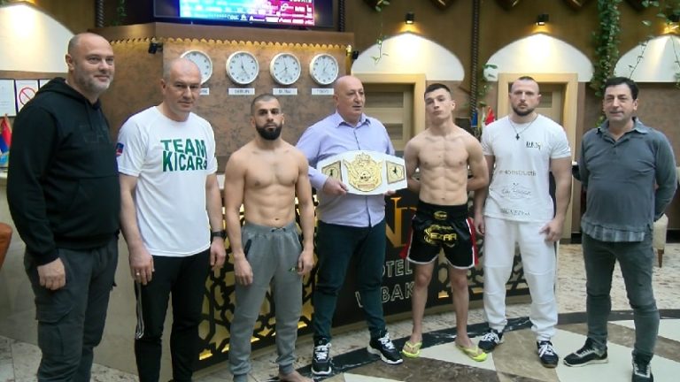 Vahid Kicara i Kozmin Neagu na zvaničnom merenju