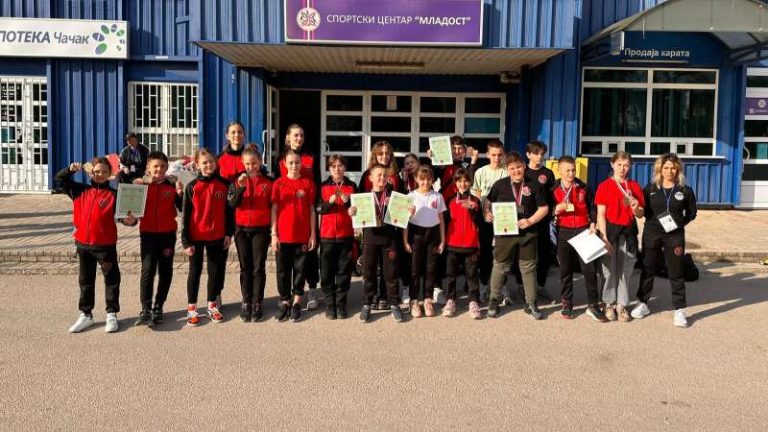 Karate klub Feniks na Zlatnom pojasu Čačka 2023