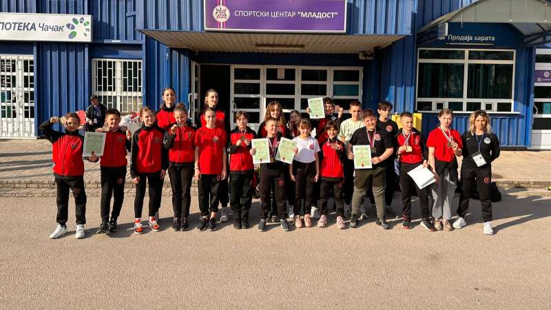 Karate klub Feniks na Zlatnom pojasu Čačka 2023