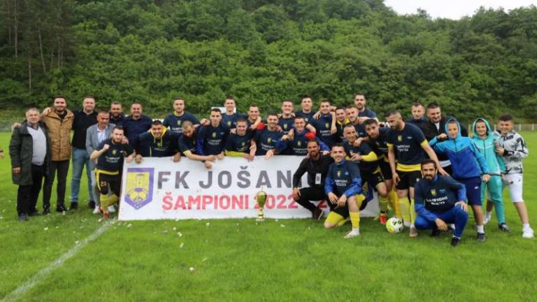 Fudbaleri Jošanice - šampioni 2022/23