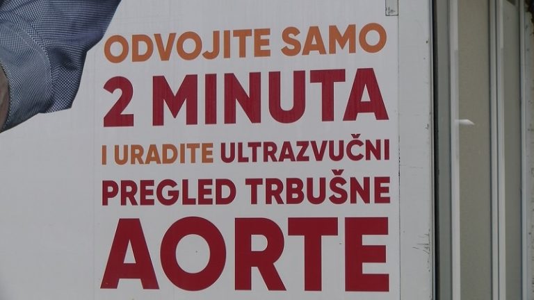 Besplatni pregledi, skrining trbušne aorte