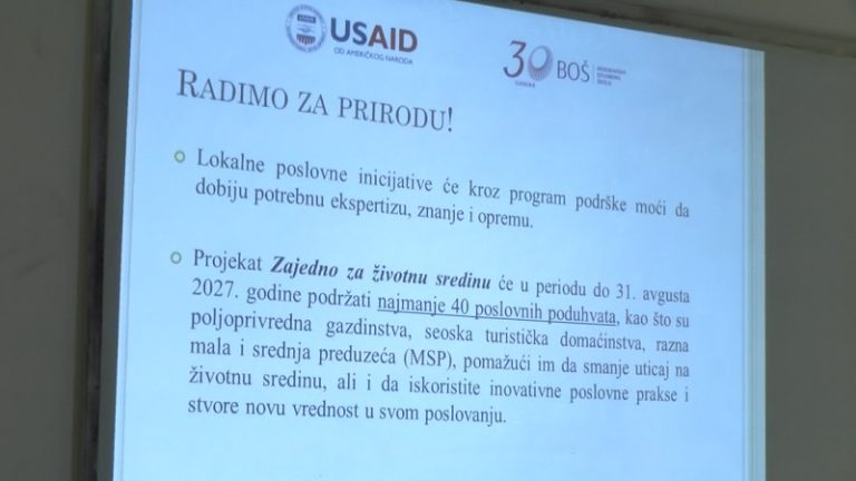 Predstavljen program podrške Radimo za prirodu