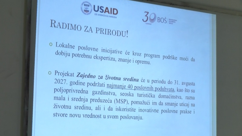 Predstavljen program podrške Radimo za prirodu