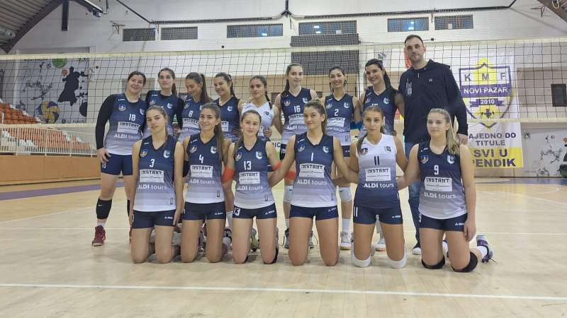 Odbojkašice Novog Pazara u Sportskoj dvorani Pendik 2024