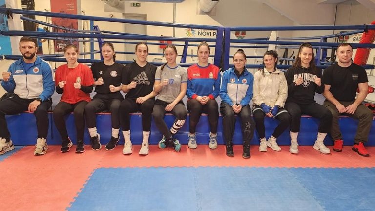 Ženska reprezentacija Srbije u boksu u Novom Pazaru