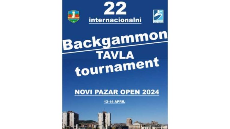 Otvoreno bekgemon-tavla prvenstvo Novog Pazara 2024