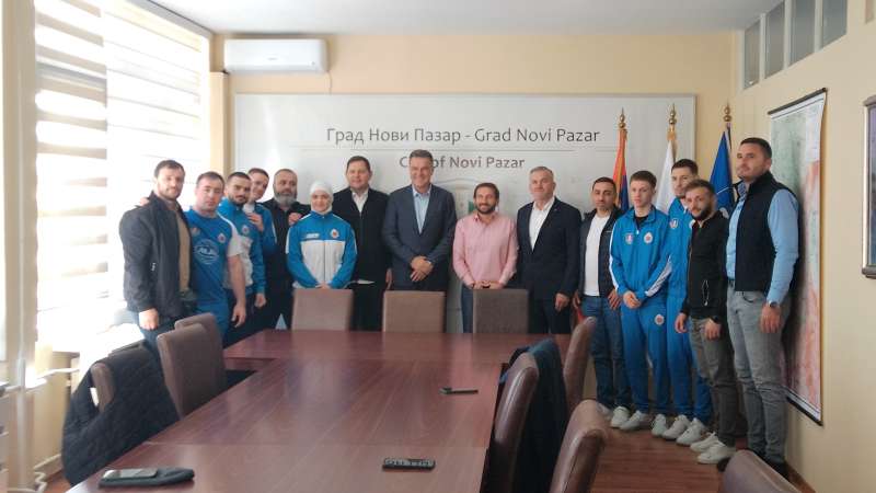 Predsednik Bokserskog saveza Srbije Nenad Borovčanin posetio Novi Pazar