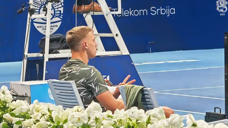 Hamad Međedović protiv Aleksandra Kovačevića na ATP turniru u Beogradu