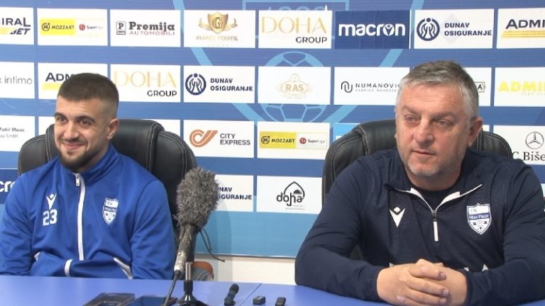 Tomislav Sivić i Aleksandar Mesarović na konferenciji za novinare