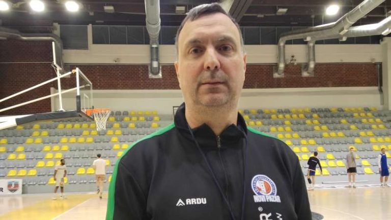 Trener košarkaša Novog Pazara Milan Popić KLS