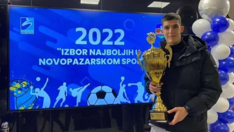 Slobodan Rubežić sportista Novog Pazara 2022.