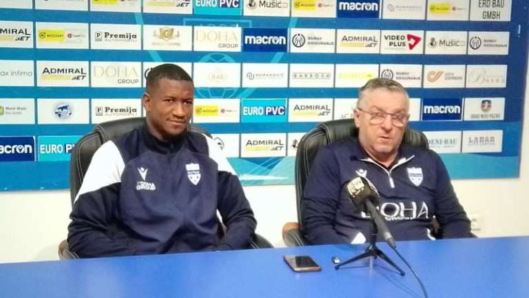 Tomislav Sivić i Abdulaj Sise pred Jedinstvo
