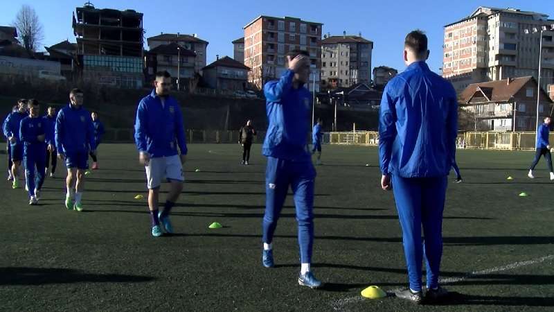 Fudbaleri Jošanice na treningu pred nastavak takmičenja u SL Zapad