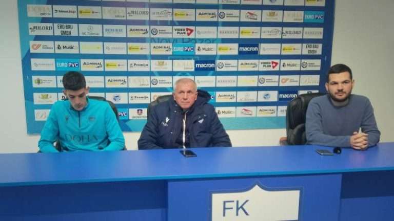 Vladimir Gaćinović i Slobodan Rubežić pred Radnički Niš