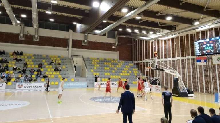 Košarkaši Novog Pazara i Radničkog iz Beograda u Košarkaškoj ligi Srbije