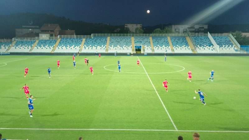 Fudbaleri Novog Pazara i Rabotničkog na Gradskom stadionu
