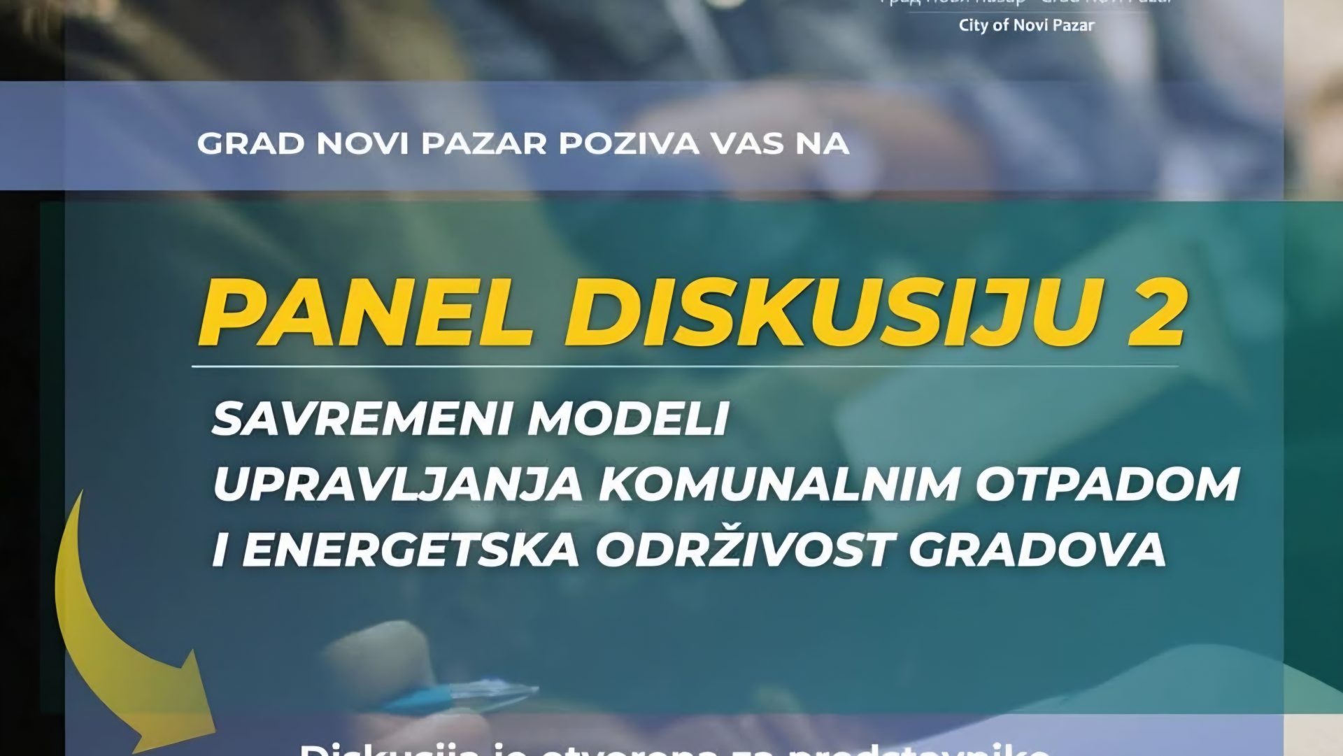 Danas panel diskusija „Savremeni modeli upravljanja komunalnim otpadom i energetska održivost gradova“