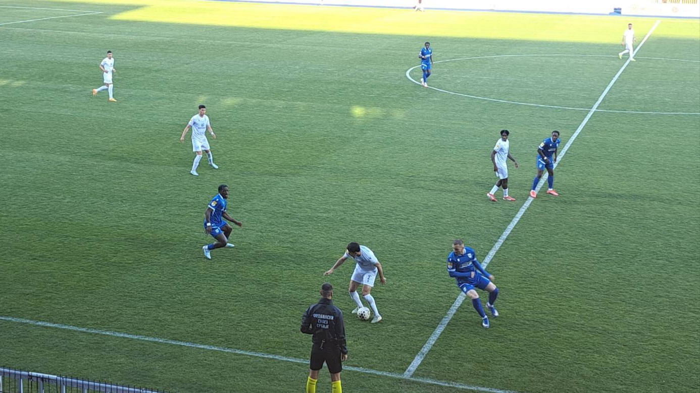 Fudbal: Novi Pazar - OFK Beograd 1:5