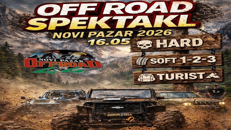Off-road reli osmi put u Novom Pazaru (subota, 10.00)